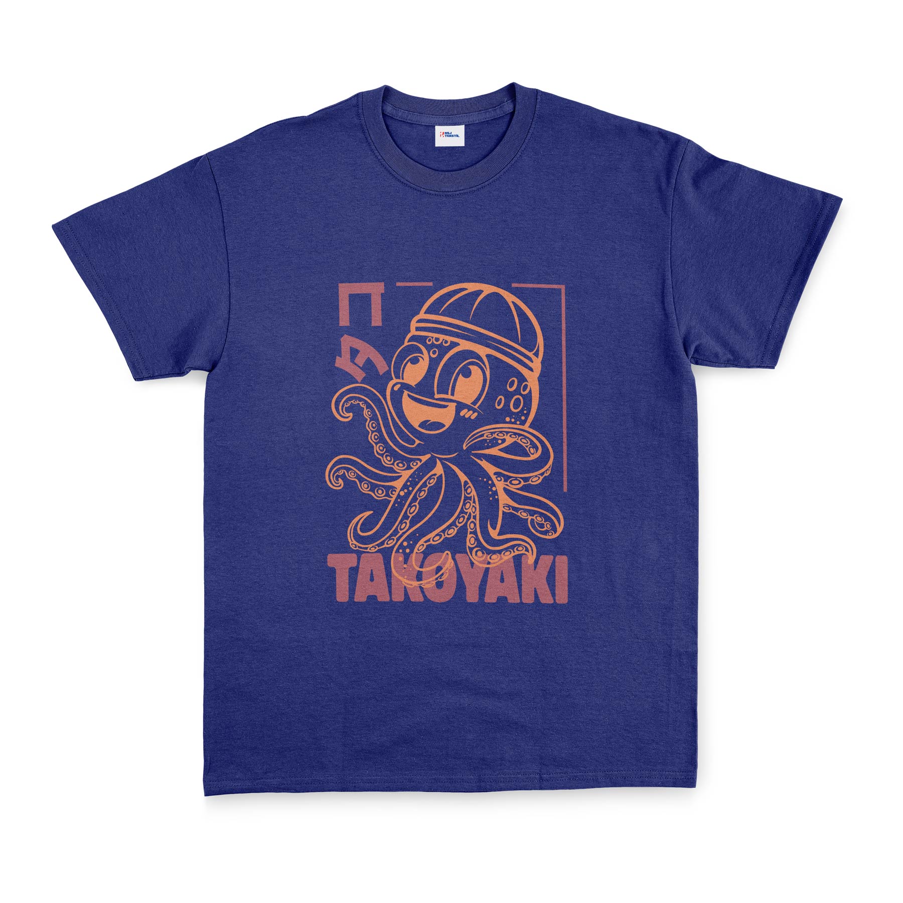 Takoyaki Tişört S - İndigo Mavisi