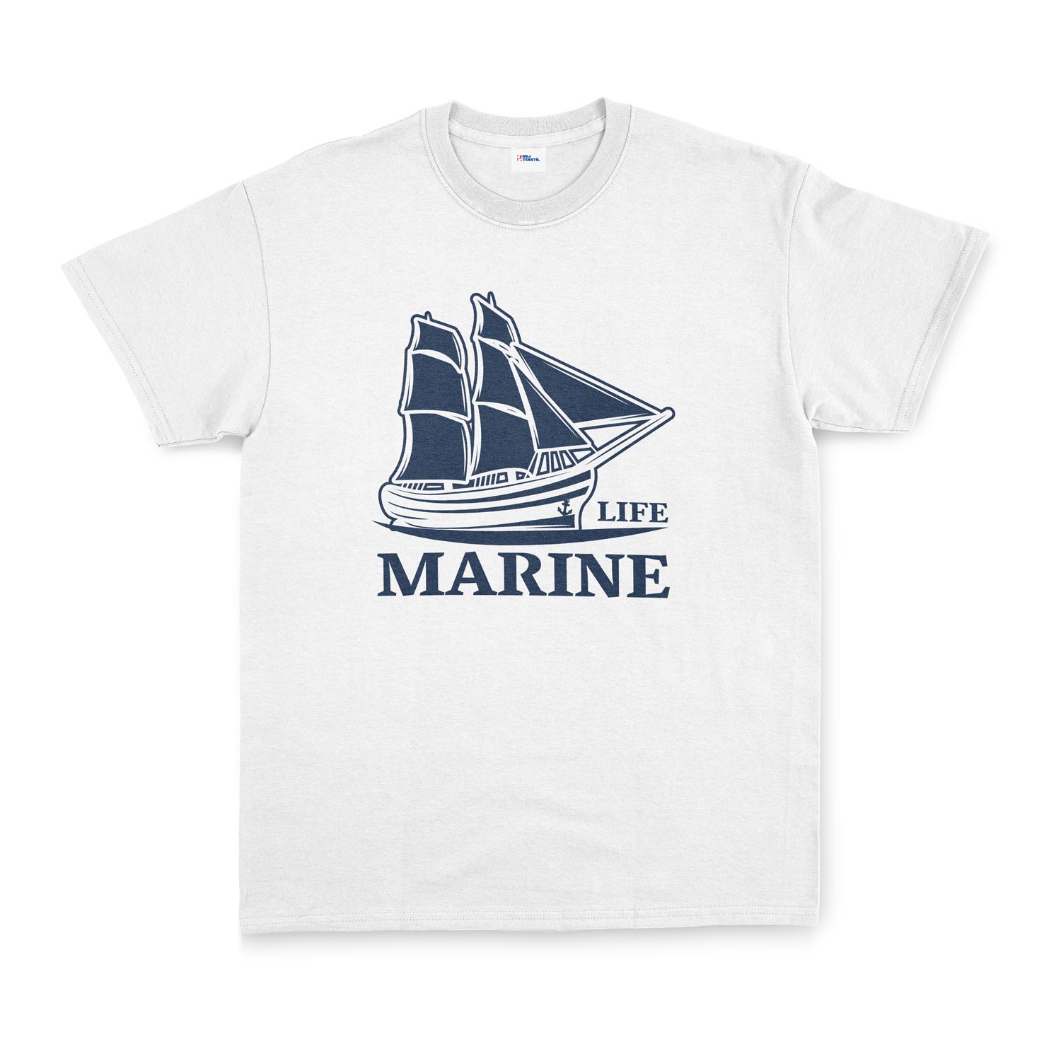 Marine Life Denizci Tişört S - Beyaz