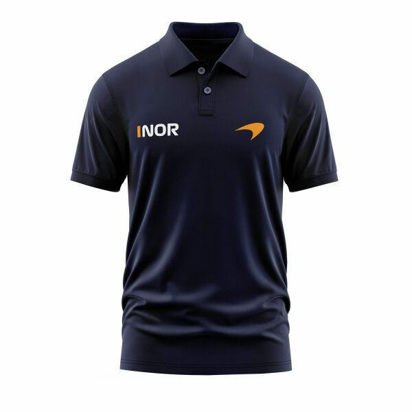 Lando Norris #NOR ID McLaren Racing Polo Tişört XL - İndigo Mavisi