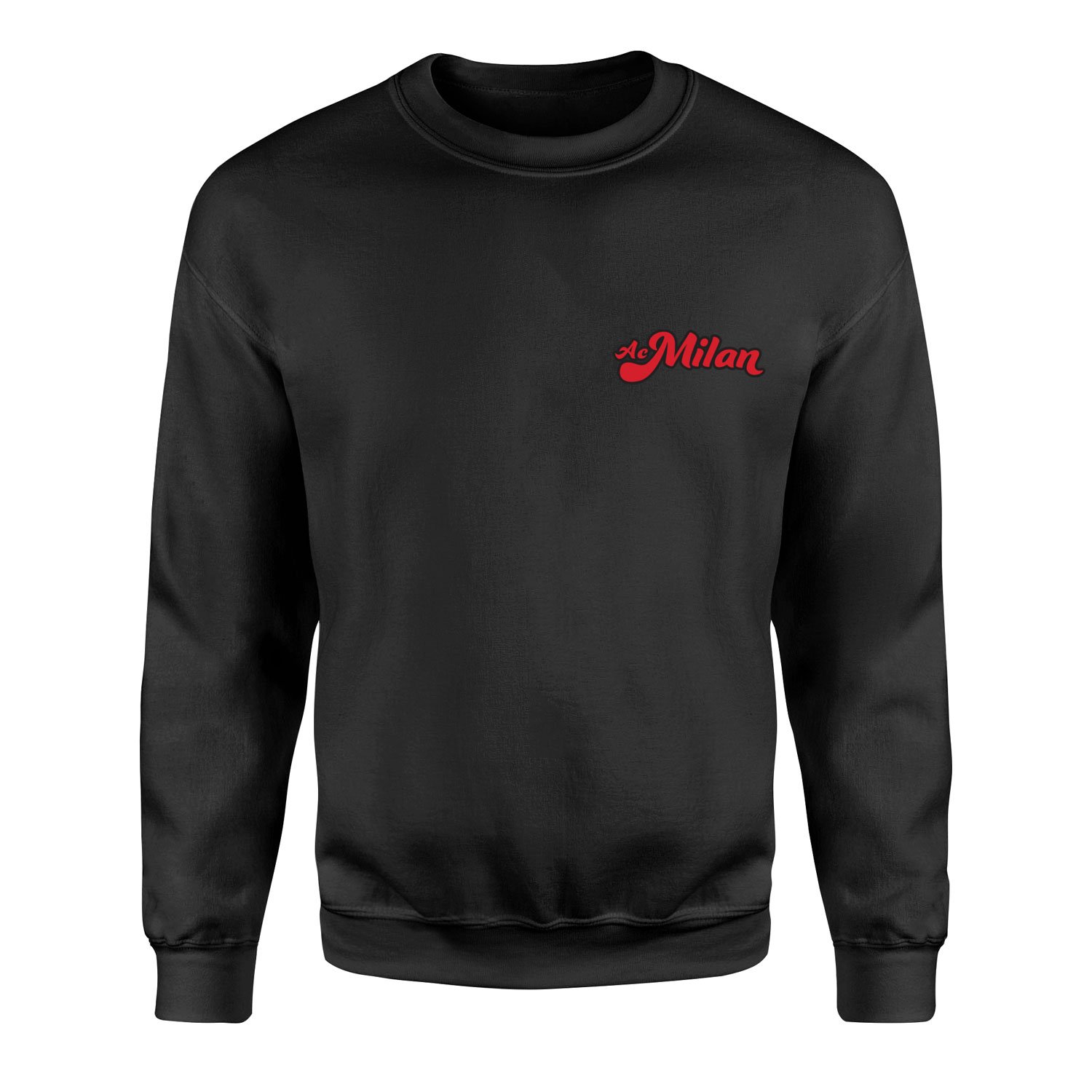 AC Milan Cursive Sweatshirt L - Siyah