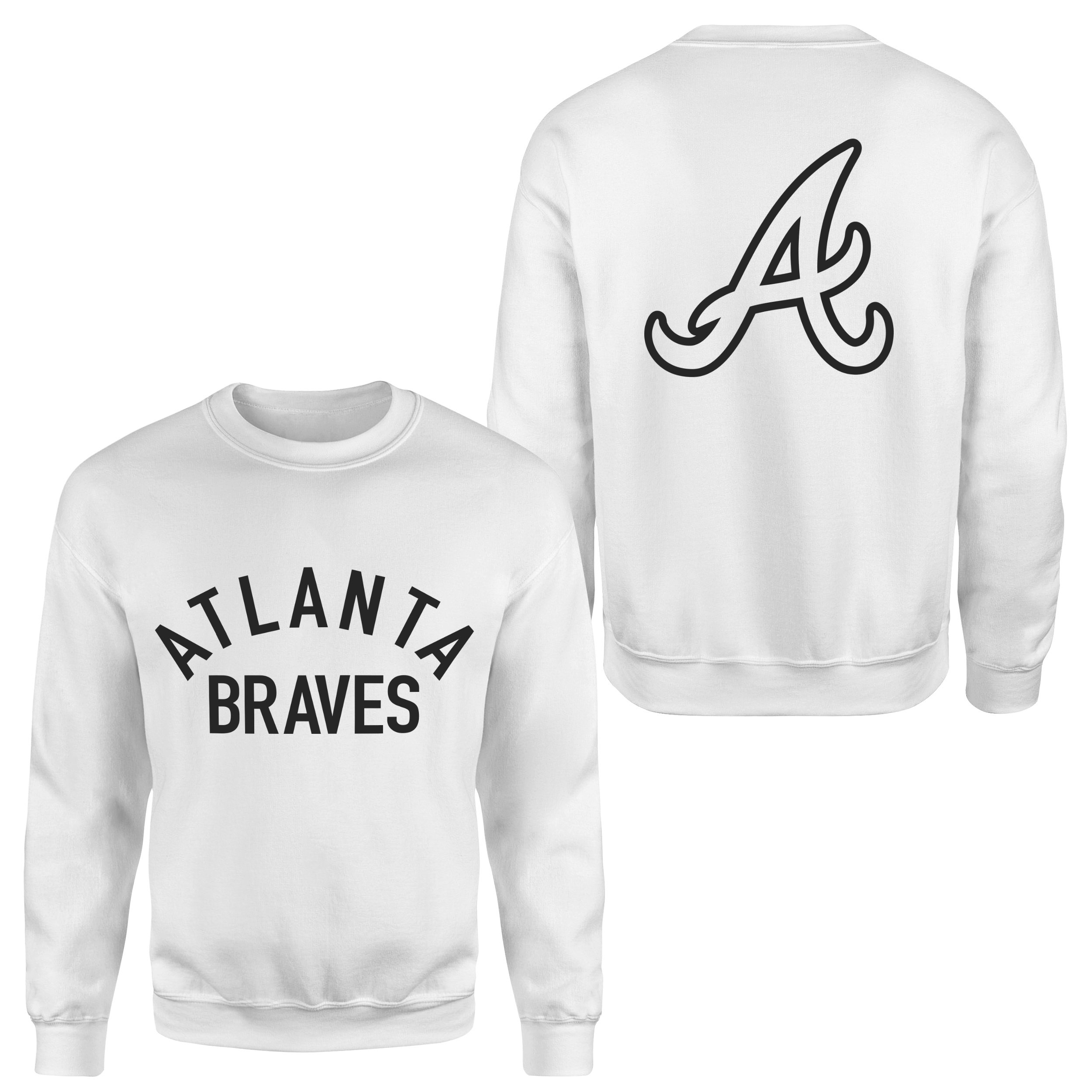 Atlanta Braves Muted Sweatshirt XL - Beyaz