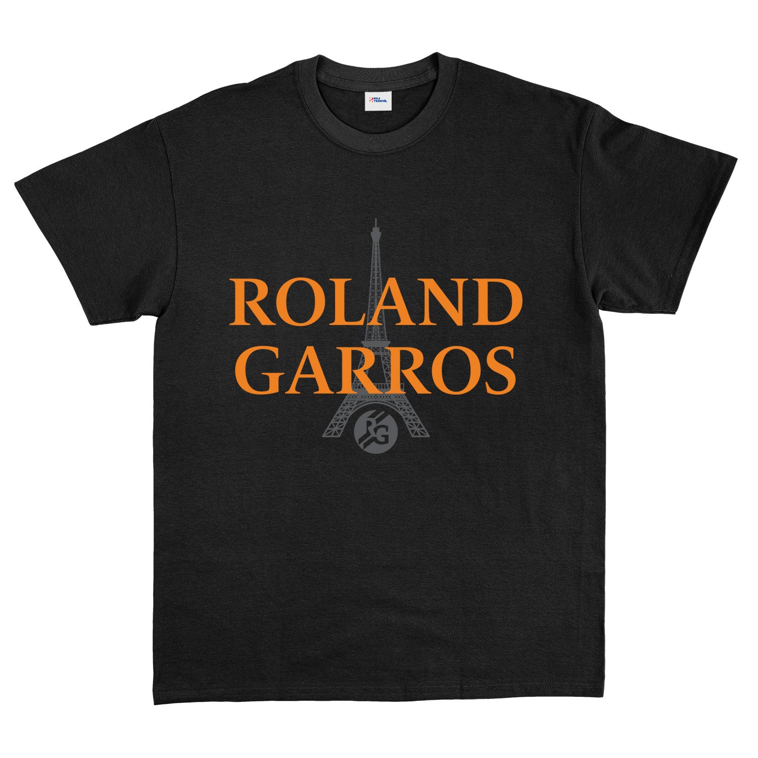 Roland Garros 2026 Casual Tişört M - Siyah