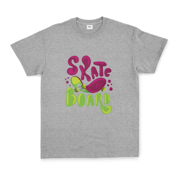 Dripping Skate Tişört XL - Gri