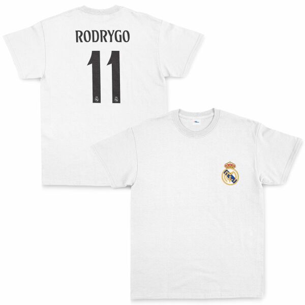Rodrygo Real Madrid Forma Tişört S - Beyaz