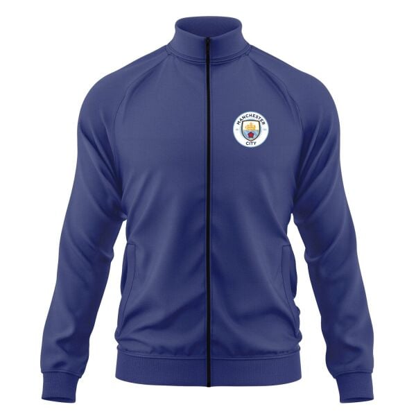 Manchester City Fermuarlı Sweatshirt XL - İndigo Mavisi | OUTLET