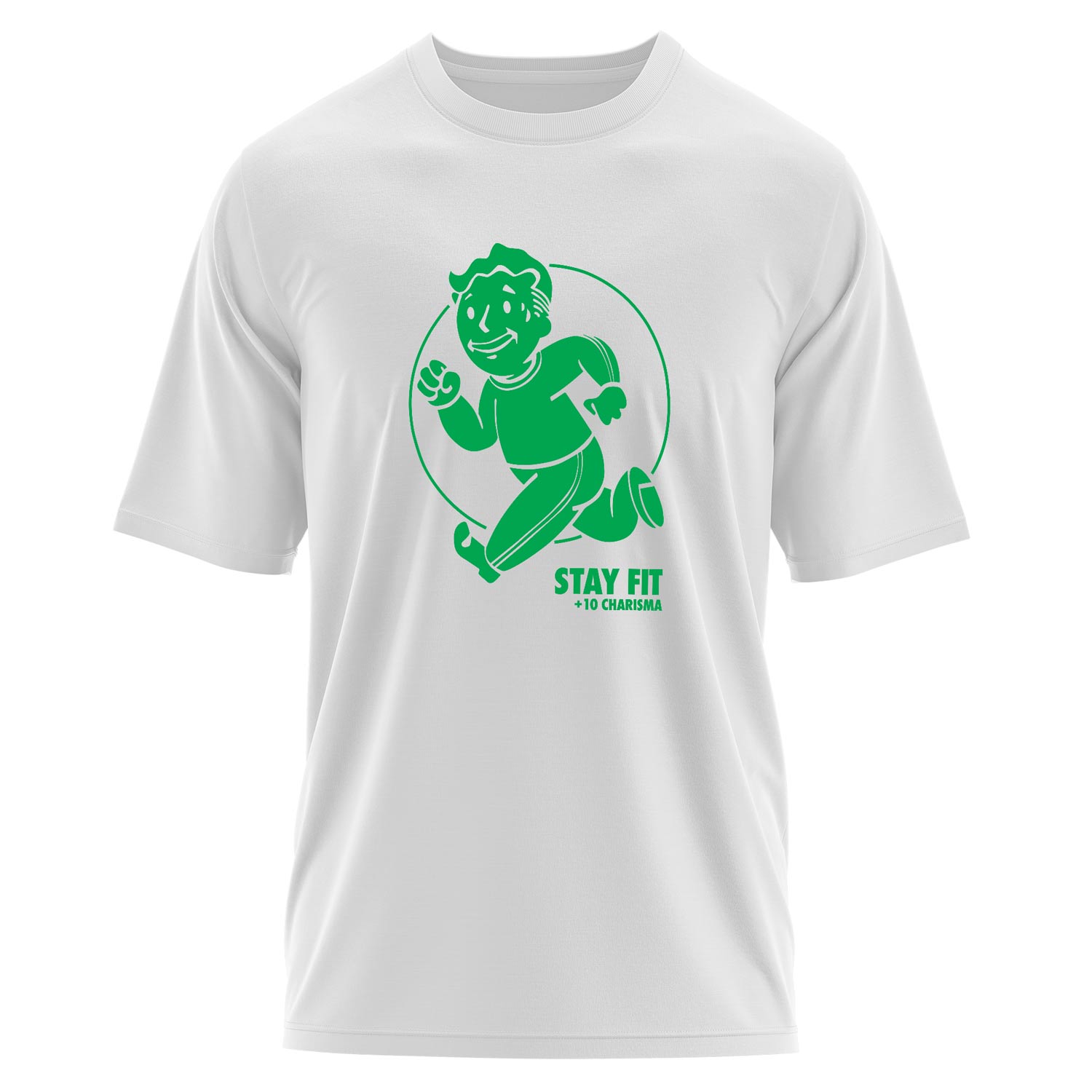 Vault Boy Stay Fit Oversize Tişört XL - Beyaz