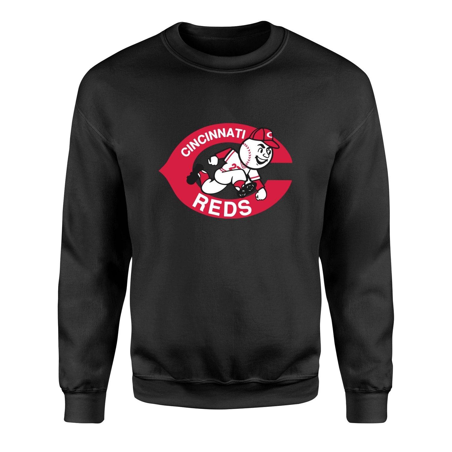 Cincinnati Reds | Mr. Red 80’s Sweatshirt L - Siyah