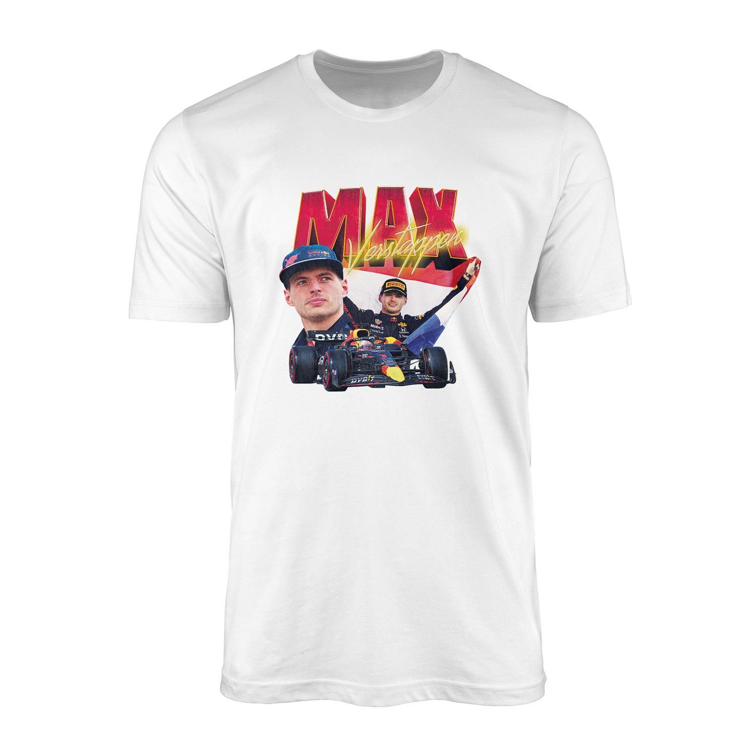 Max Verstappen Champion Tişört XL - Beyaz