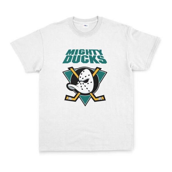 Mighty Ducks Retro Tişört L - Beyaz