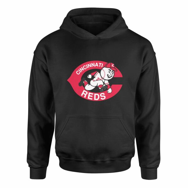 Cincinnati Reds | Mr. Red 80’s Hoodie XL - Siyah