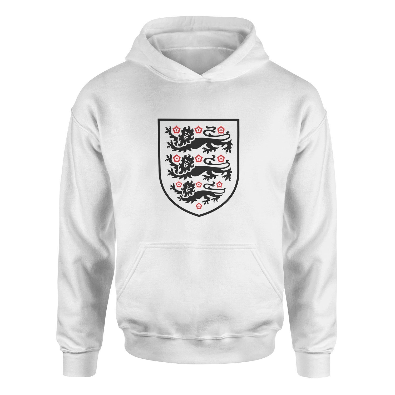 Three Lions Shield Hoodie XXL - Beyaz