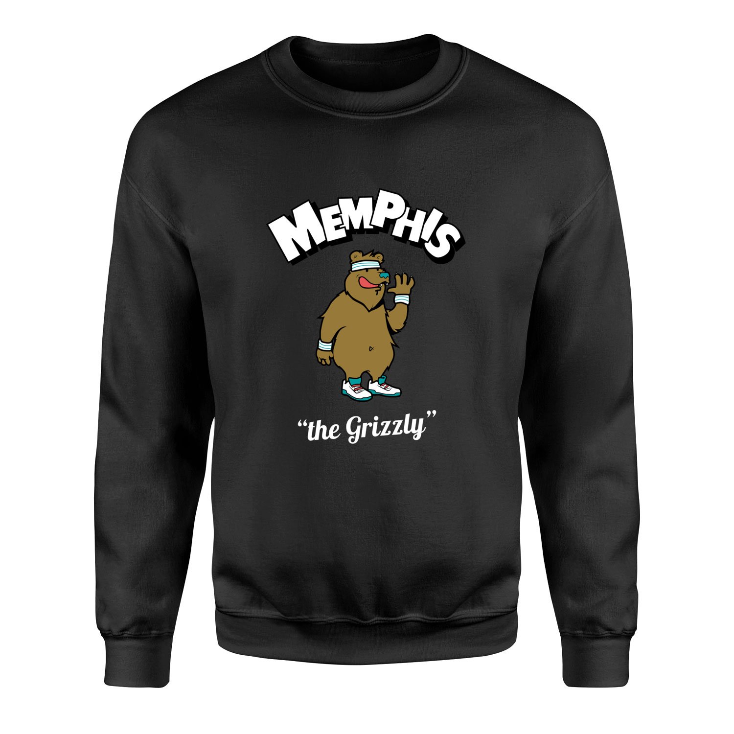 Memphis Cartoon Sweatshirt S - Siyah