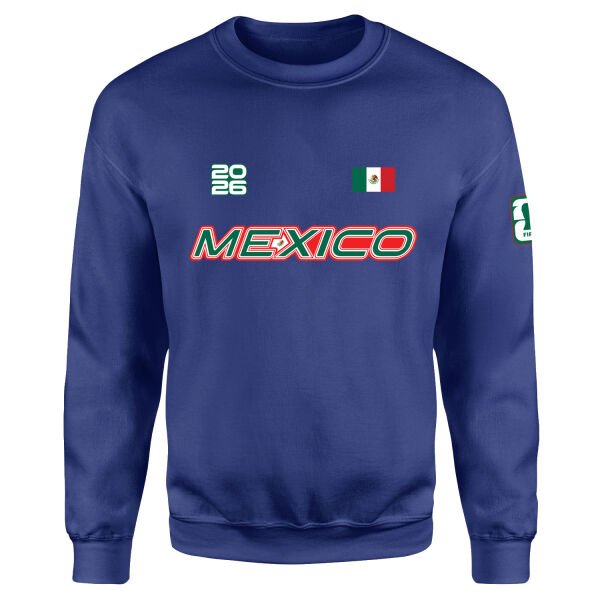 Meksika 2026 Sweatshirt L - İndigo Mavisi
