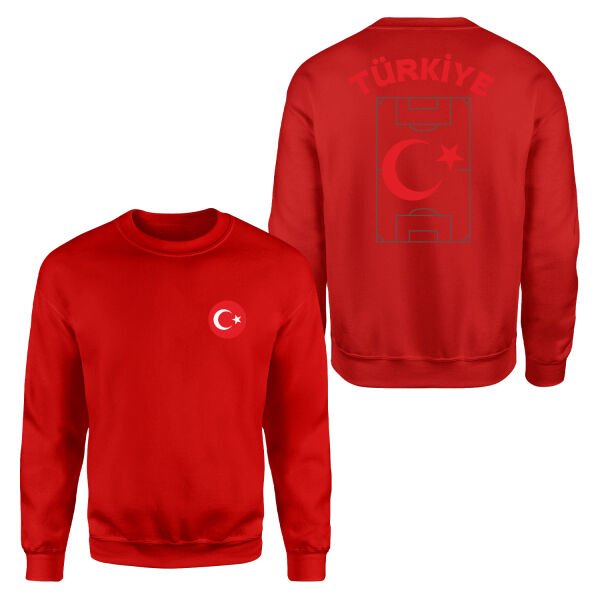 Türkiye Dünya Kupası 2026 Sweatshirt M - Kırmızı
