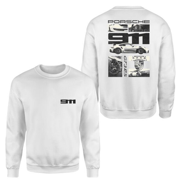 GT3 RS Grunge Sweatshirt L - Beyaz