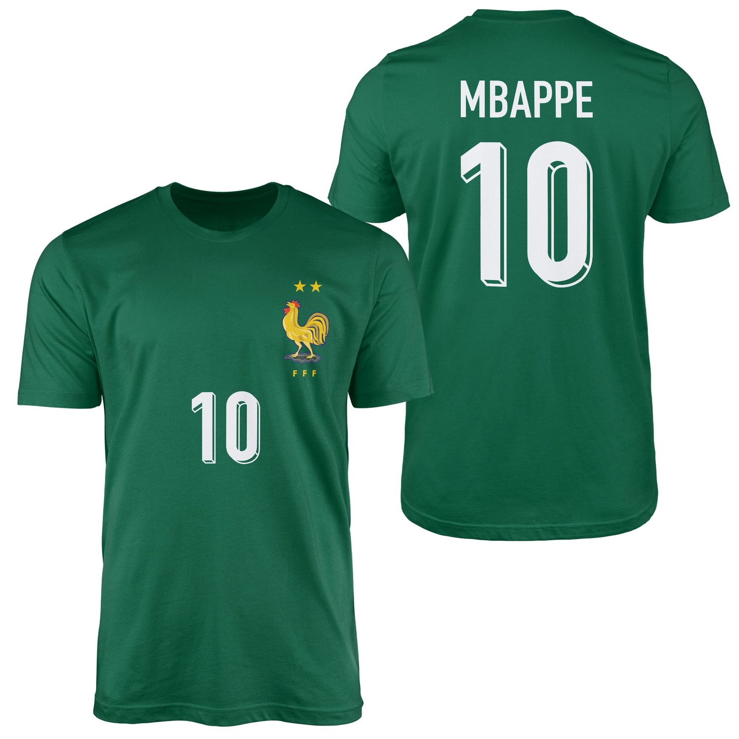 Kylian Mbappe | Fransa 2024 Forma Tişört XXL - Nefti Yeşili
