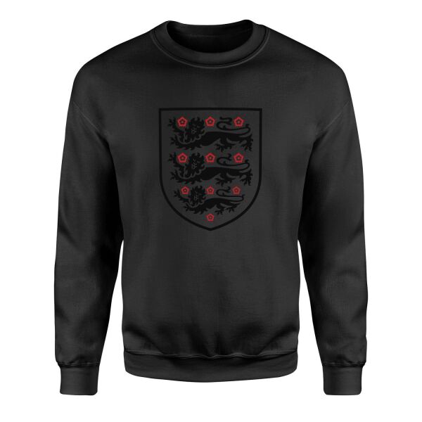 Three Lions Shield Sweatshirt L - Siyah