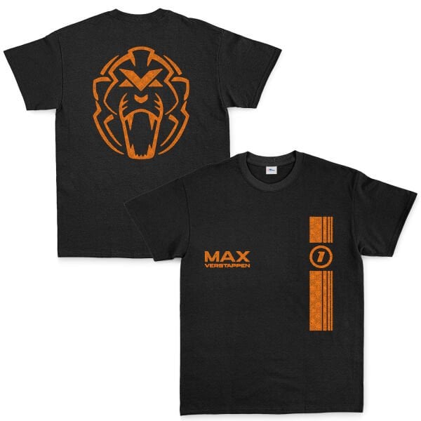 Max Verstappen Stamp Edition Tişört S - Siyah