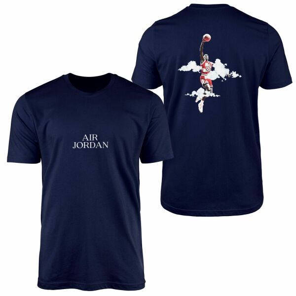 Air Jordan His Airness SE Tişört L - İndigo Mavisi