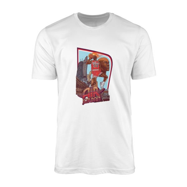 Air Jordan Print Tişört M - Beyaz
