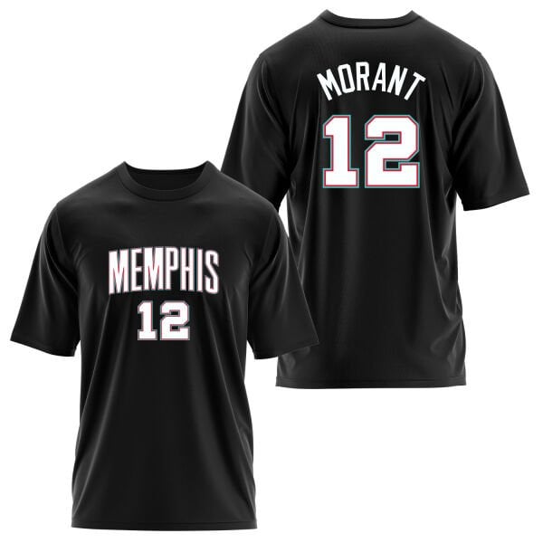 Ja Morant Memphis Forma Oversize Tişört M - Siyah