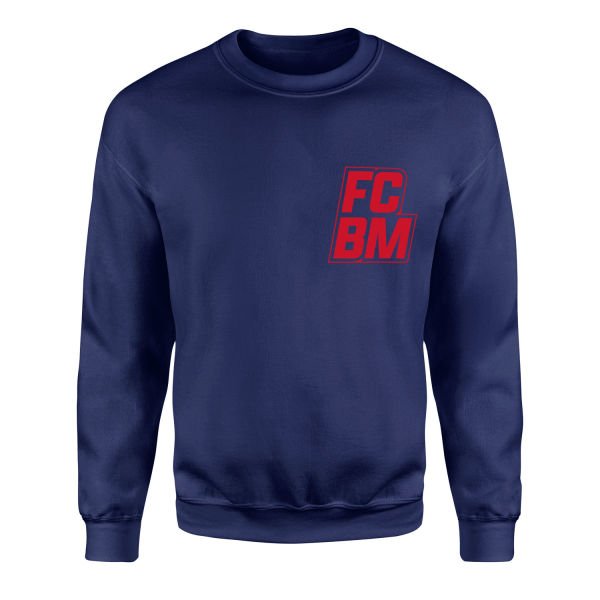 FC Bayern München FCBM Sweatshirt L - İndigo Mavisi