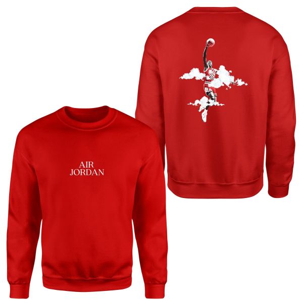 Air Jordan His Airness SE Sweatshirt XL - Kırmızı