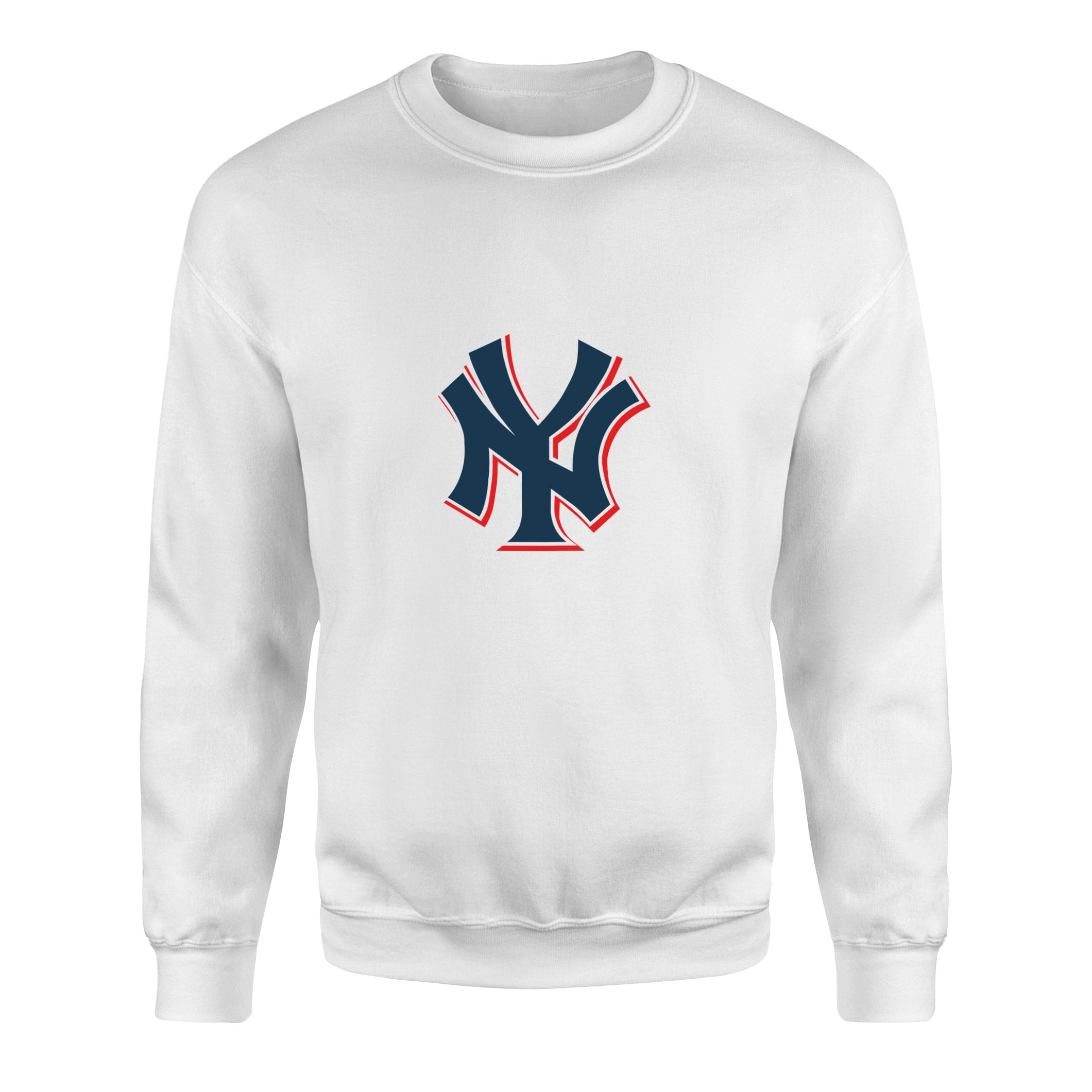 NY Yankees C Sweatshirt XL - Beyaz