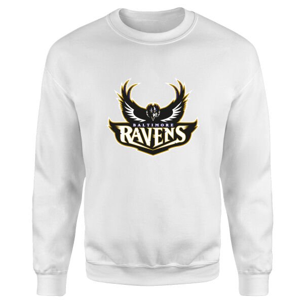 The Ravens Sweatshirt L - Beyaz