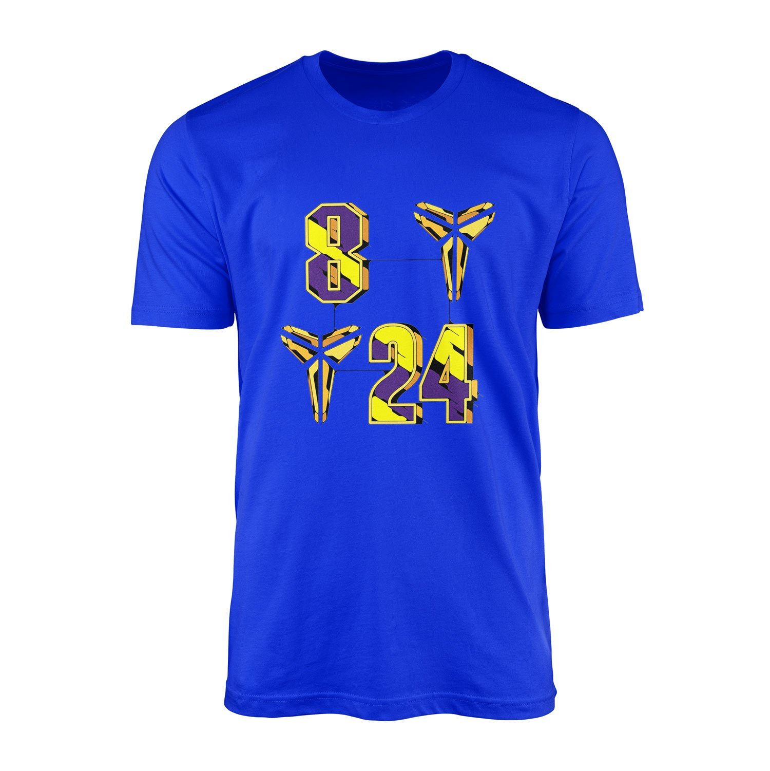 8-24 Kobe Bryant Tişört L - Mavi