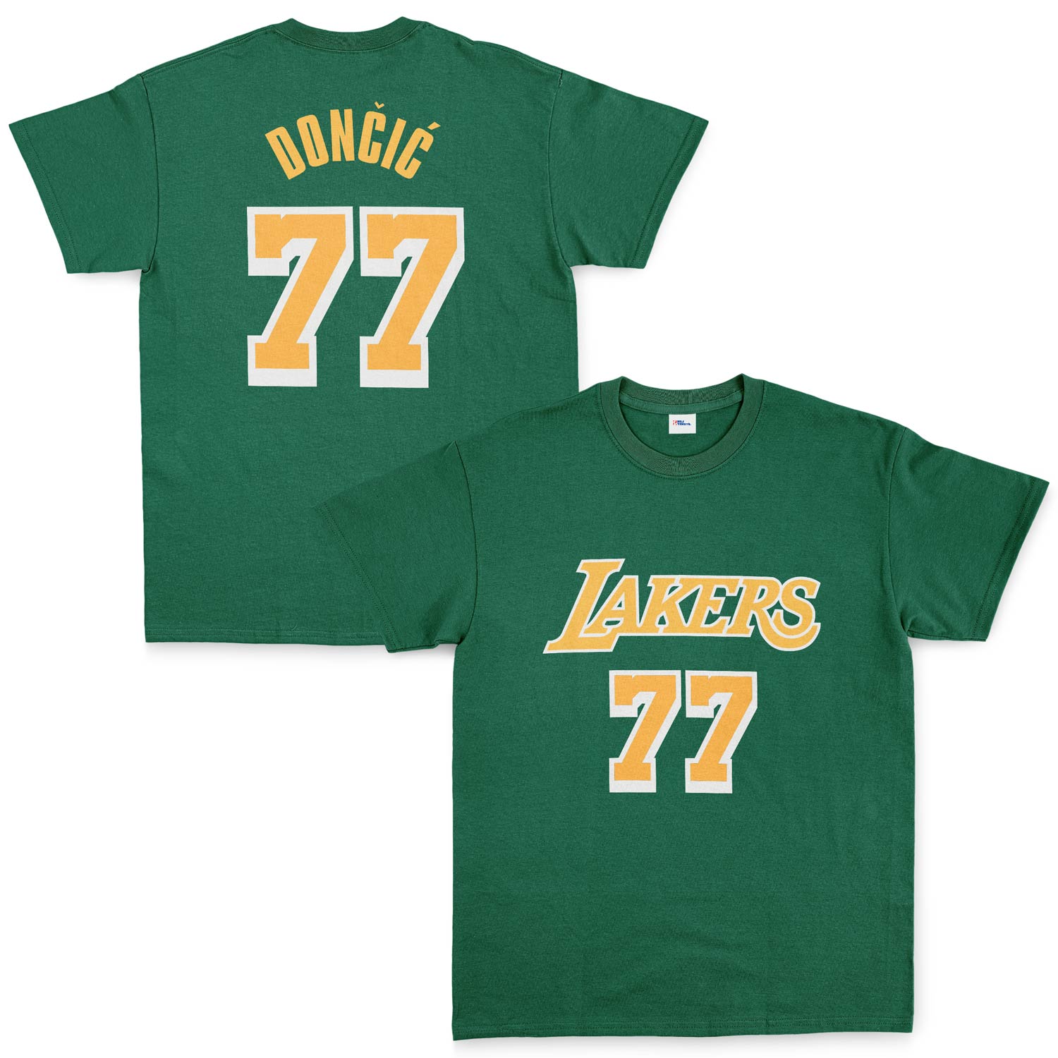 Luka Doncic 77 Lakers White Tişört