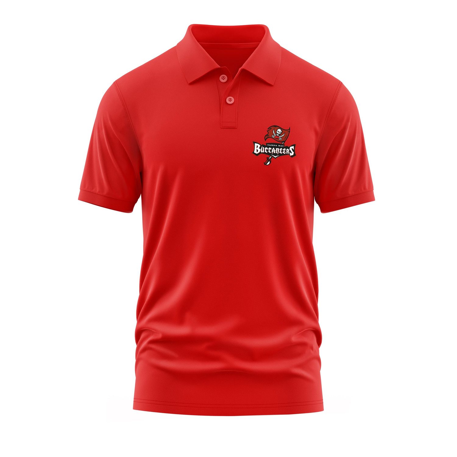 Tampa Bay Buccaneers Retro L Polo Tişört S - Kırmızı