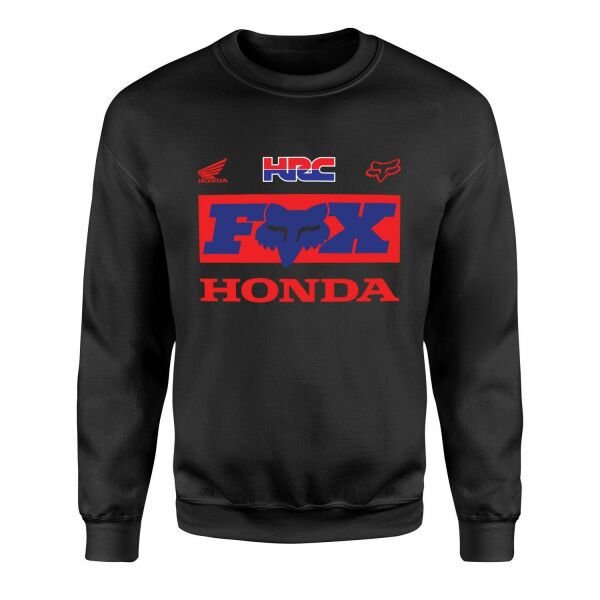 HONDA Racing x Fox Sweatshirt XL - Siyah