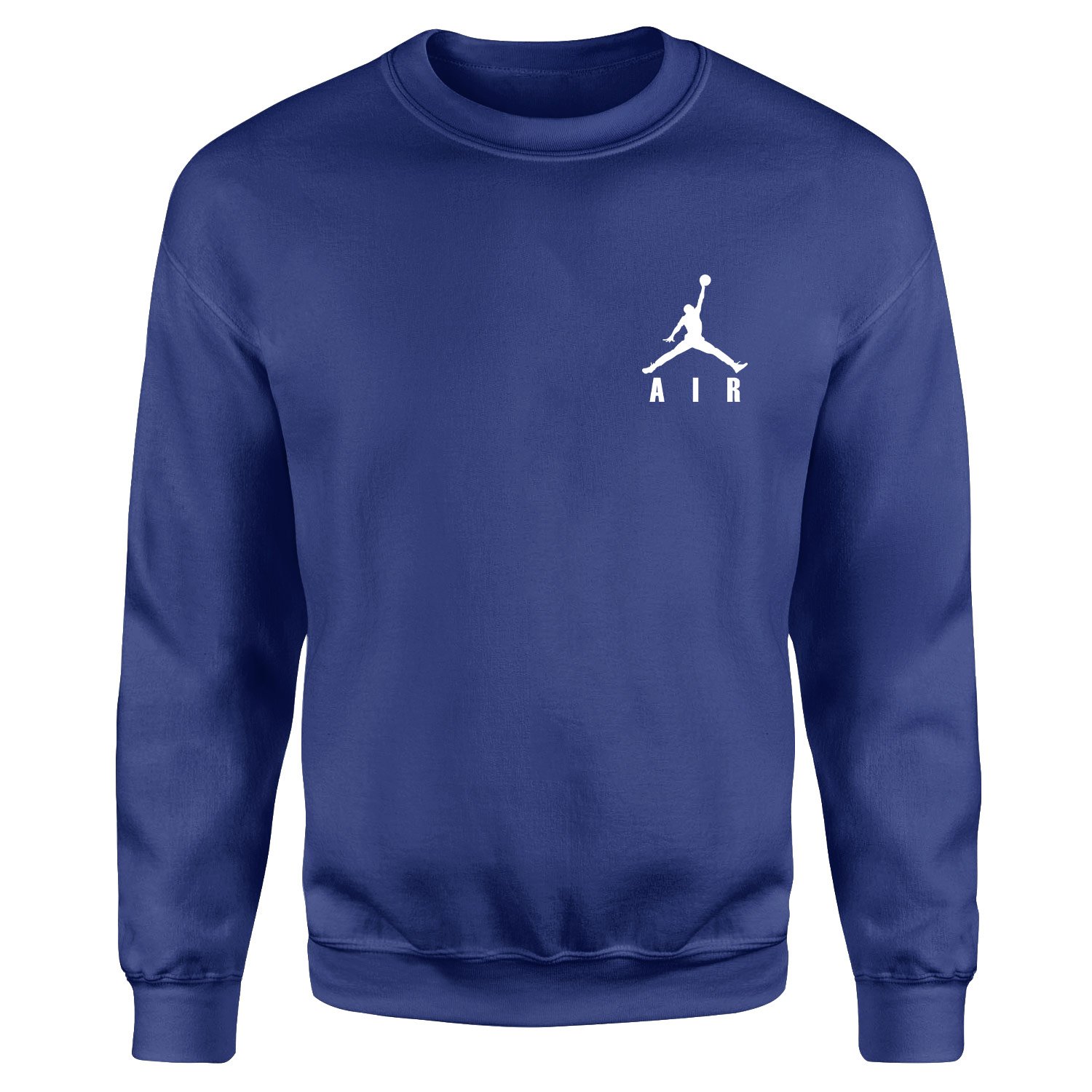 Air Jordan BIG Text W Sweatshirt L - İndigo Mavisi
