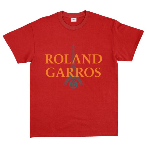 Roland Garros 2026 Casual Tişört L - Kırmızı