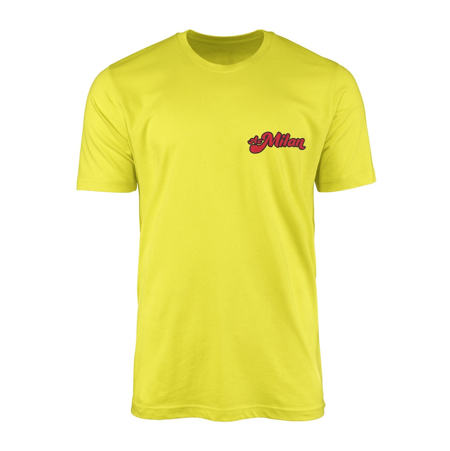 AC Milan Cursive Tişört XL - Sarı