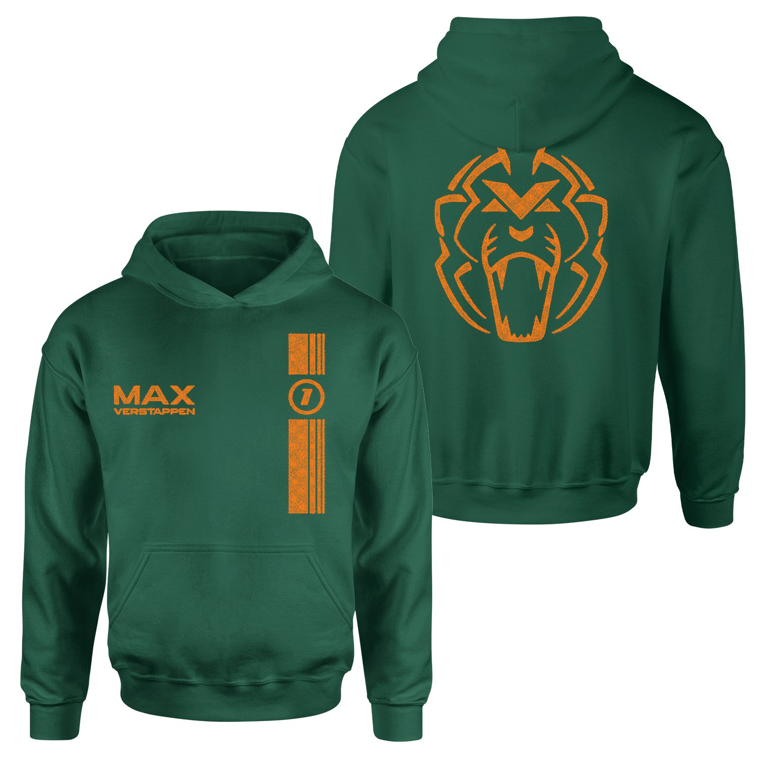 Max Verstappen Stamp Edition Hoodie L - Nefti Yeşili