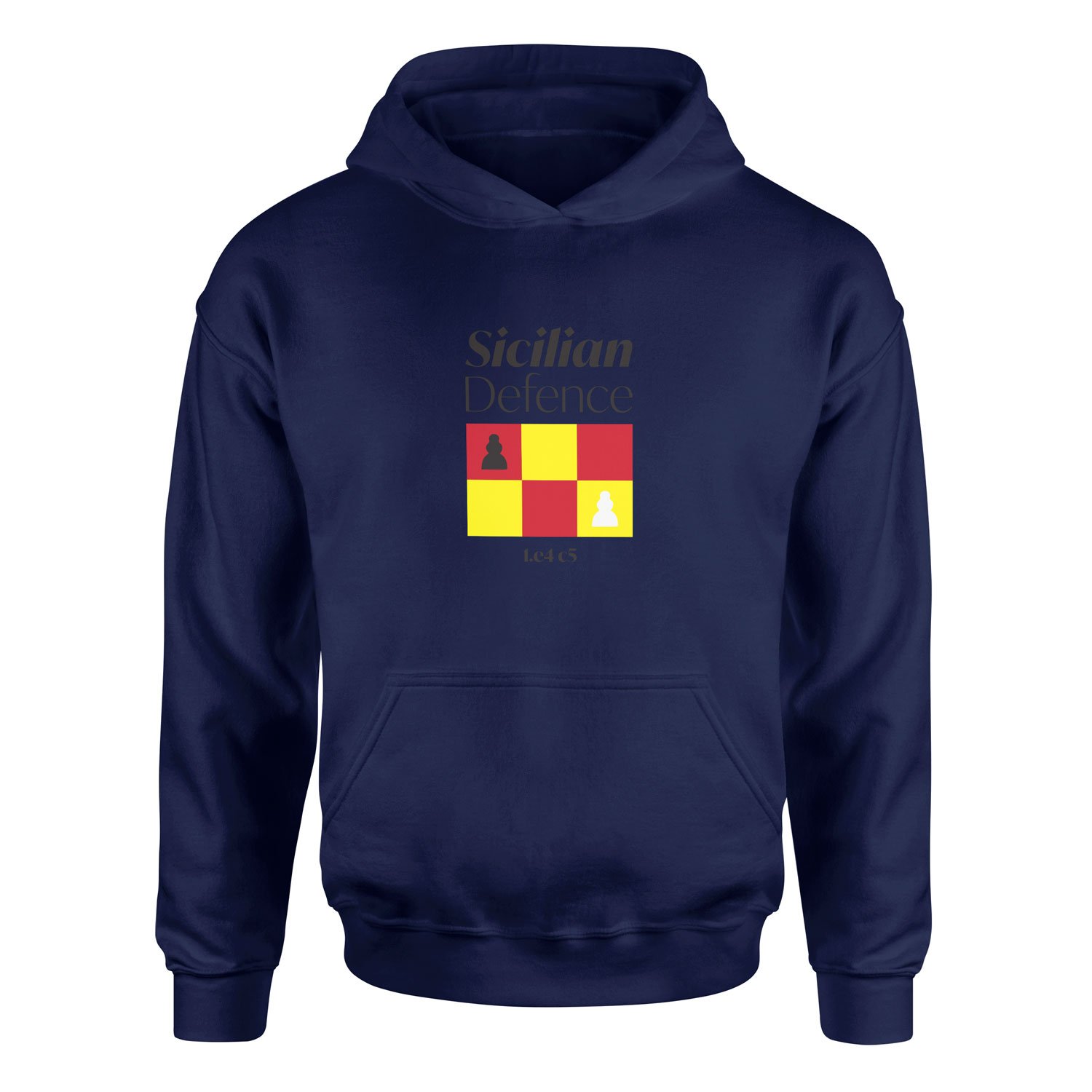 Sicilian Defence Hoodie XL - İndigo Mavisi