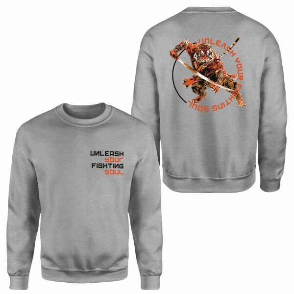 Unleash Your Fighting Soul | Siberian Tiger Sweatshirt XL - Gri