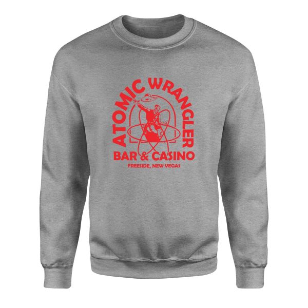 Atomic Wrangler | Fallout Sweatshirt XL - Gri
