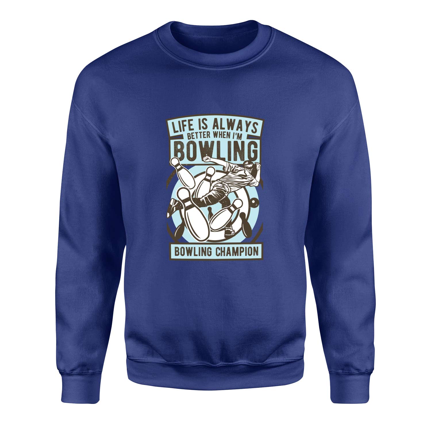 Bowling Champion Sweatshirt XXL - İndigo Mavisi