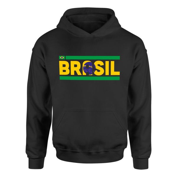 Brezilya Hoodie M - Siyah
