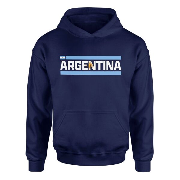 Argentina Hoodie S - İndigo Mavisi