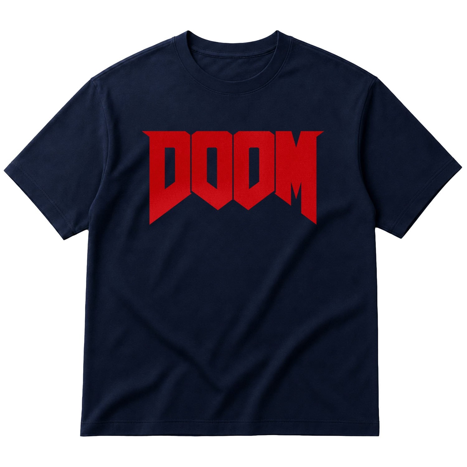 DOOM Oversize Tişört M - İndigo Mavisi