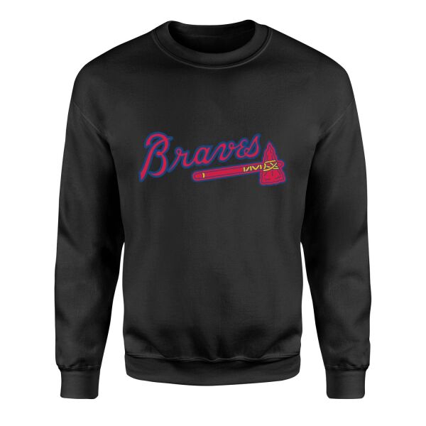 The Braves Sweatshirt M - Siyah