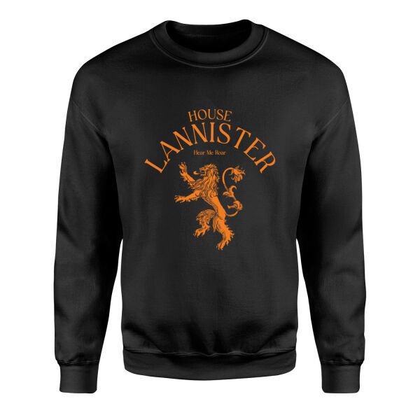 House Lannister Sweatshirt S - Siyah