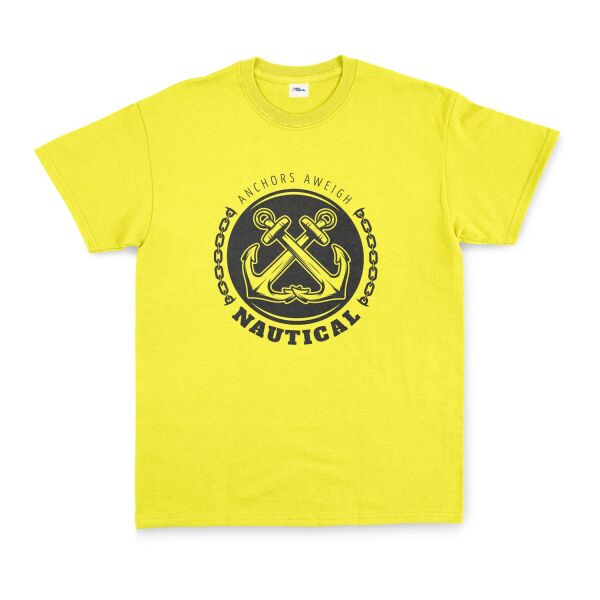 Anchors Aweigh Denizci Tişört XL - Sarı