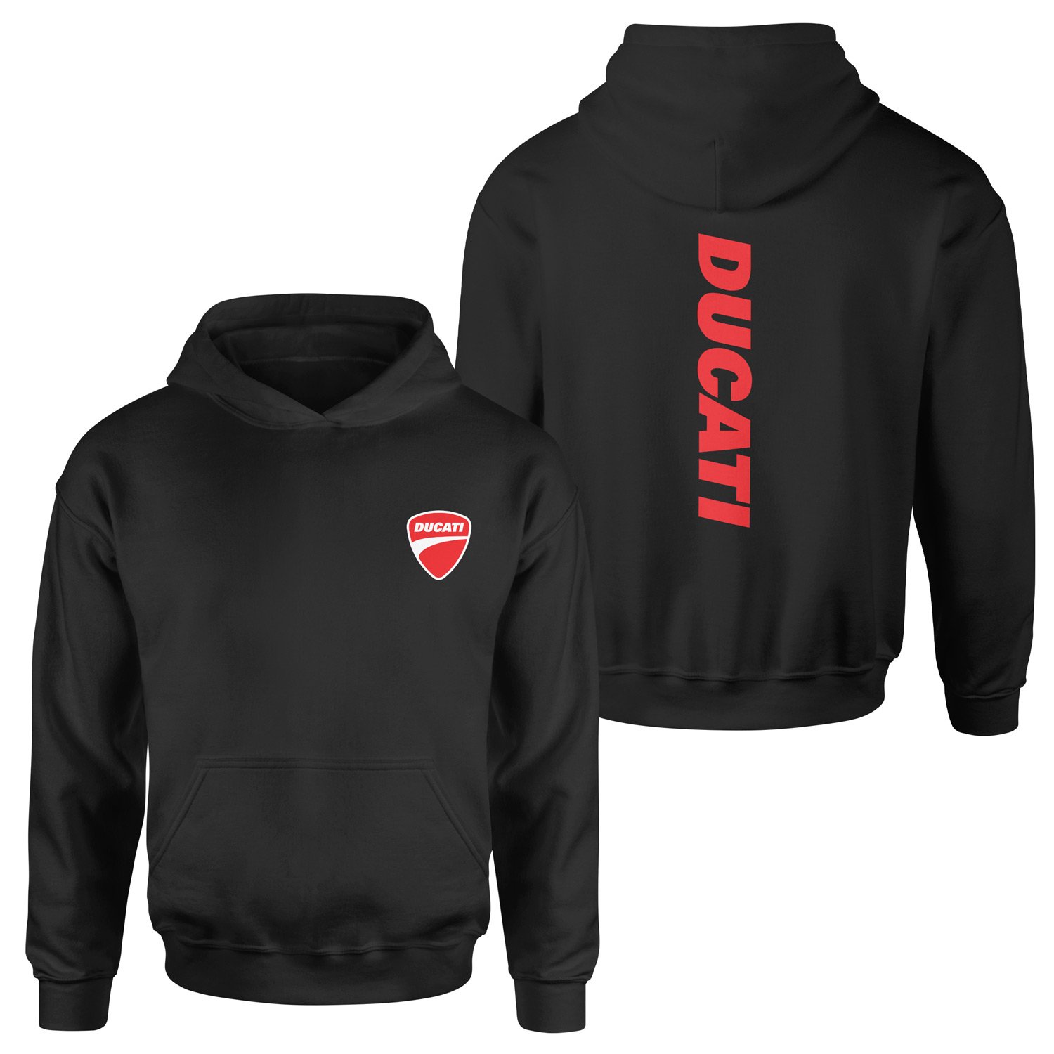 Ducati Basic Racing Hoodie XL - Siyah