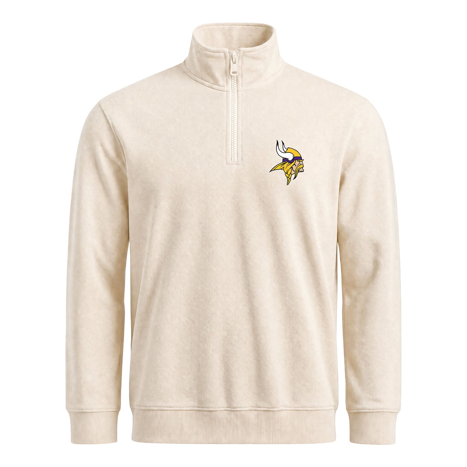 Minnesota Vikings Yarım Fermuarlı Sweatshirt