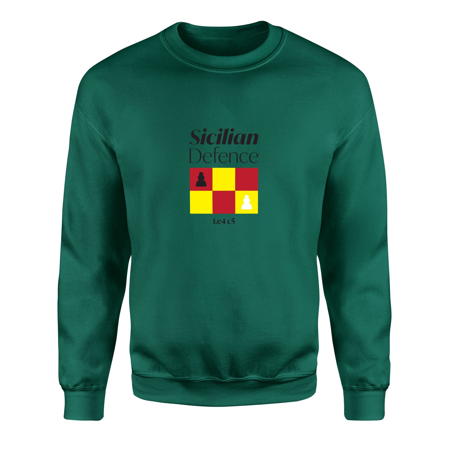 Sicilian Defence Sweatshirt S - Nefti Yeşili